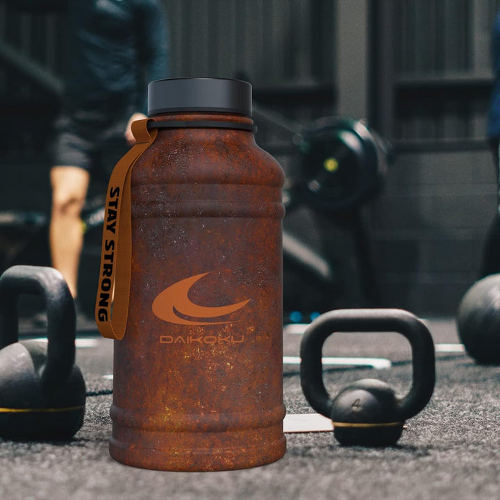 Daikoku Edelstahl Wasserflasche - 1.3l BPA frei - Nützlich für das Fitnessstudio und alle Arten von