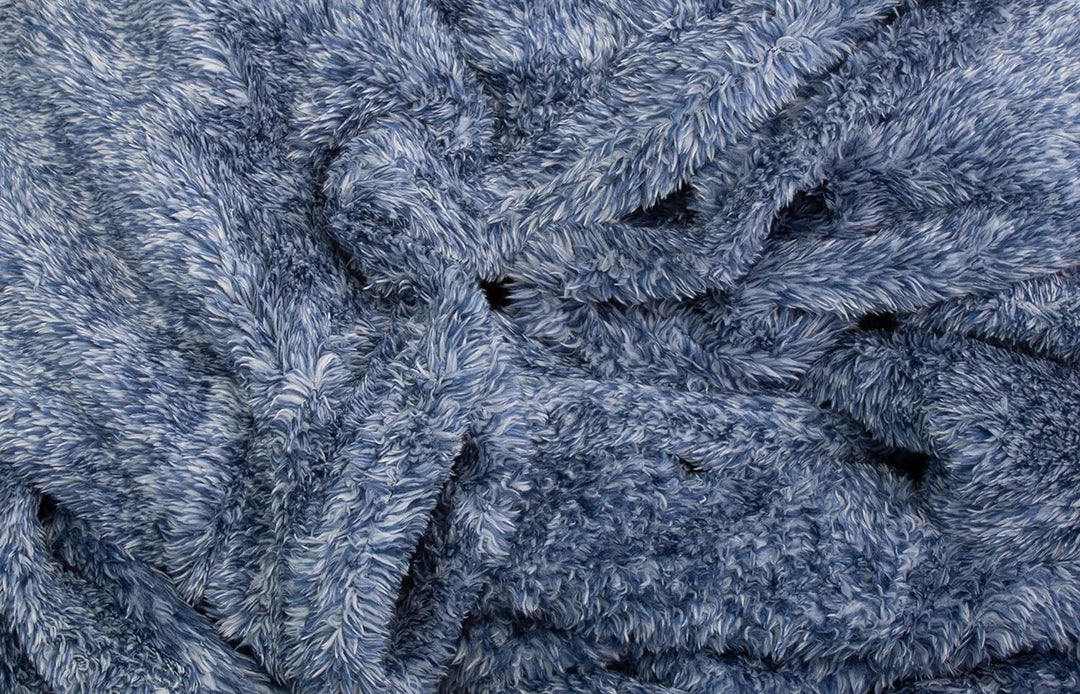 Brandsseller Teddyfleece Kuscheldecke | Melange | Flauschig Beidseitig | Hochwertige Weiche Wohndeck