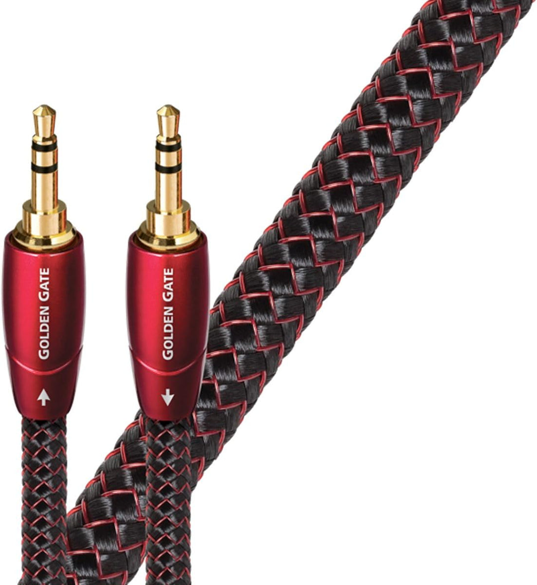 AudioQuest 3 m Golden Gate 3,5 mm Audiokabel 3,5 mm schwarz - Audiokabel (3,5 mm, 3,5 mm, Kupfer, 3