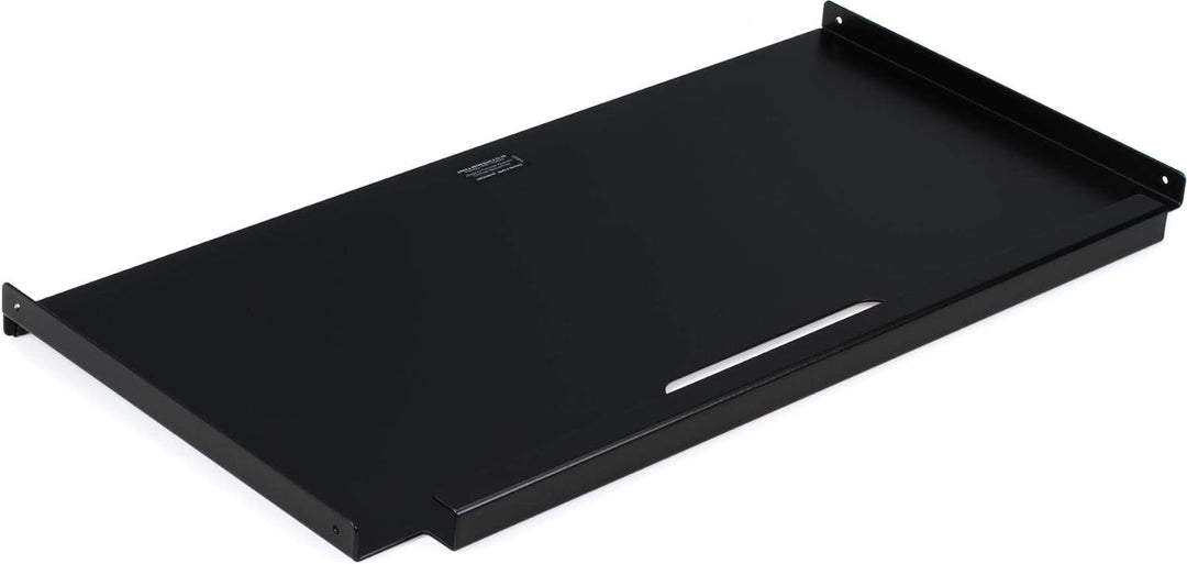 K&M 18819 Ablage für Controller Keyboard Omega - Schwarz, Aluminium, praktische Erweiterung zur Aufn