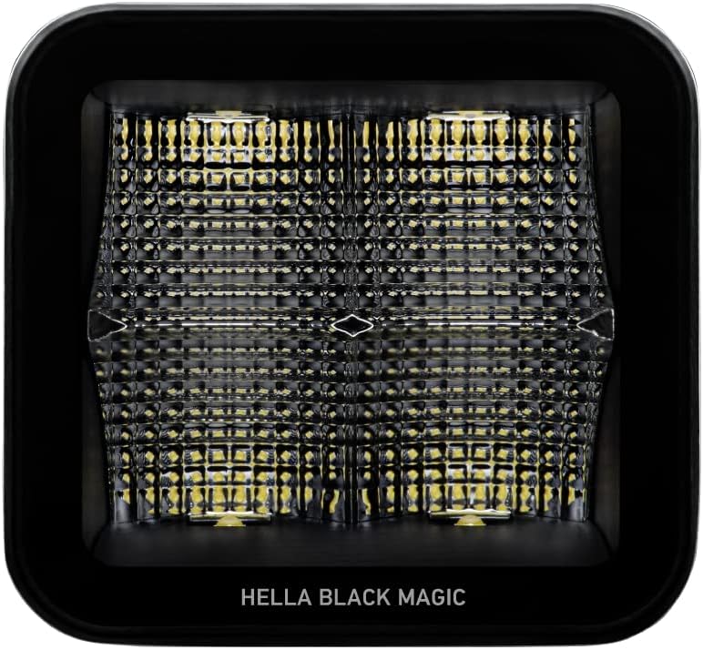 HELLA LED Scheinwerfer Black Magic Cube 2.7'' - 12/24V - 1400lm quadratisch Zusatzscheinwerfer - Anb