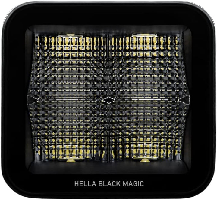 HELLA LED Scheinwerfer Black Magic Cube 2.7'' - 12/24V - 1400lm quadratisch Zusatzscheinwerfer - Anb