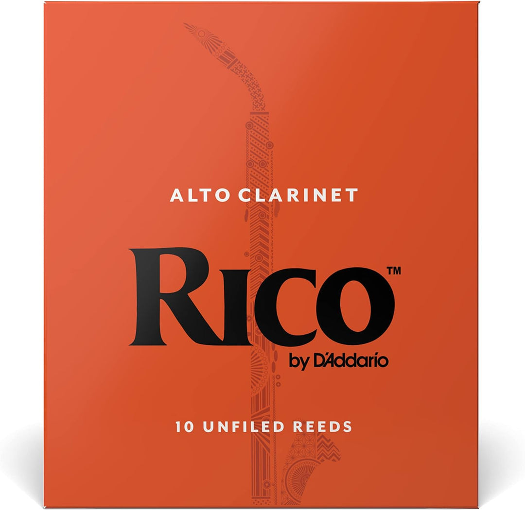 Rico by D'Addario Blätter für Altklarinette, Stärke 2,5, 10er-Packung Stärke 2.5 10 Packung, Stärke