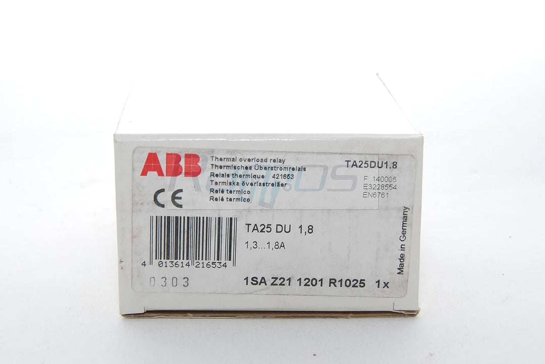 ABB TA 25 DU 1,30-1,80 A RELE' TERMICO TA-Serie