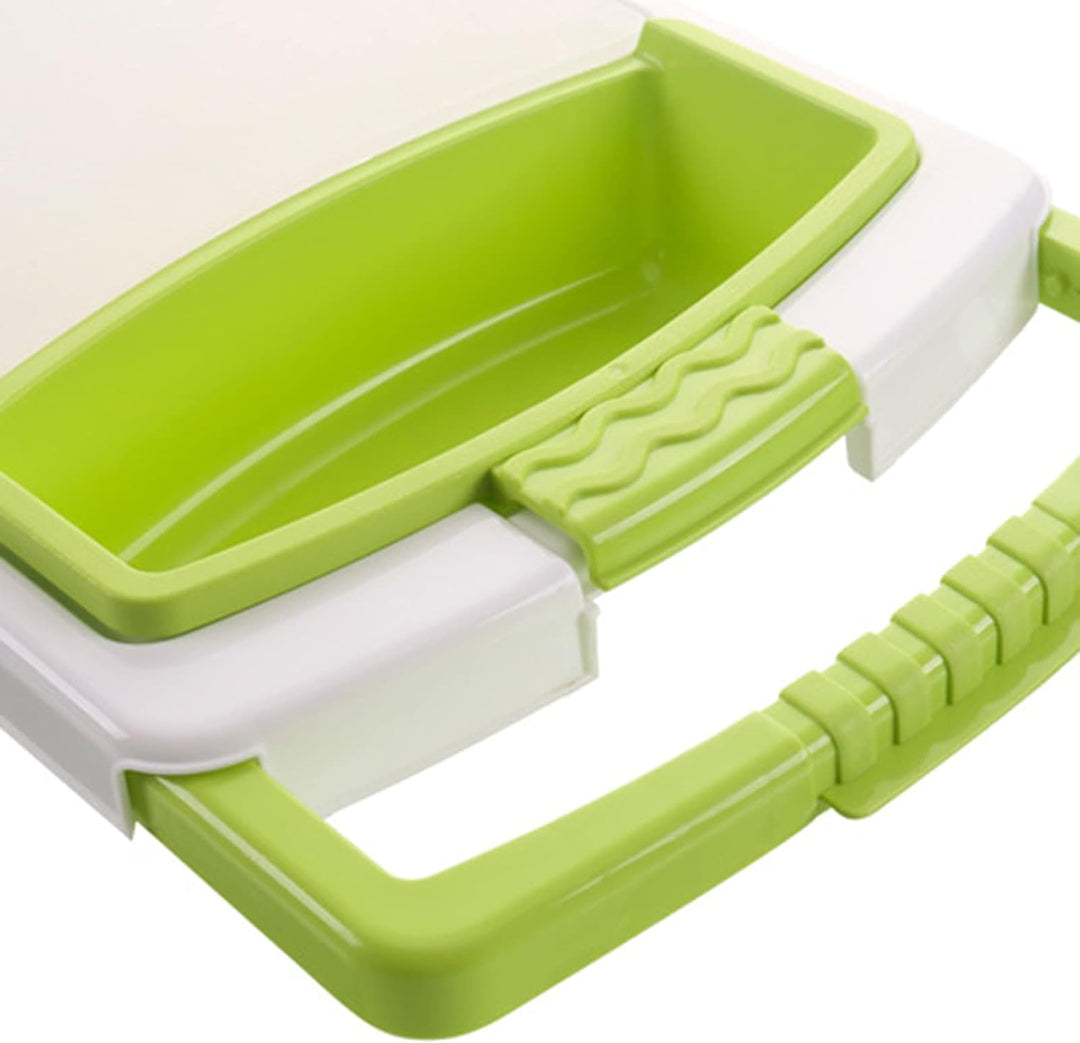 Multifunktions-Schneidebretter Für Die Küche über Der Spüle Mit Vorratsbehälter Und Siebkombination,