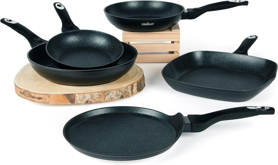 Excelsa Ecoenergy Crêpespfanne, Schwarz
