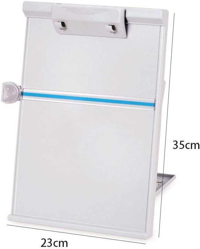 Desktop Kopierhalter Einstellbar Faltbar A4 Dokument Copyholder mit Linienführung Buchständer Studen