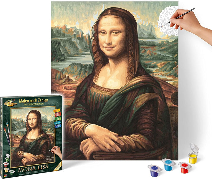 Schipper 609130511Malen nach Zahlen - Mona Lisa - Bilder malen für Erwachsene, inklusive Pinsel und