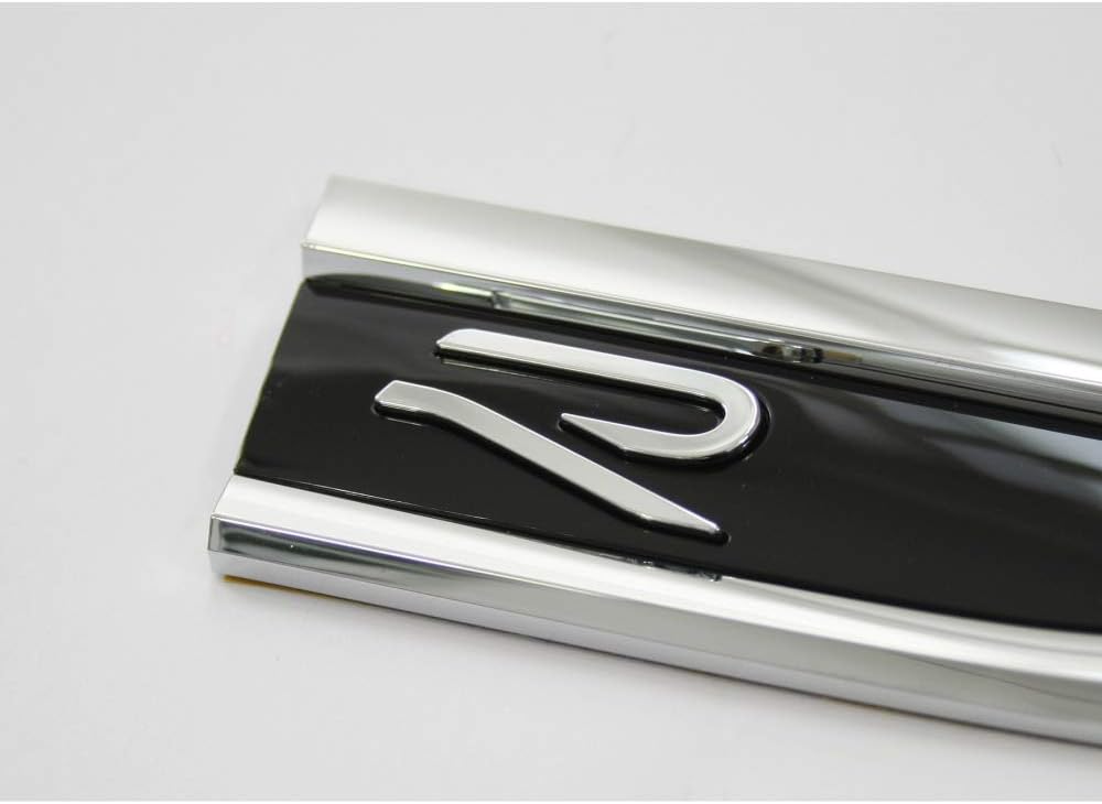 Original VW T-ROC R-Modell Plakette Set seitlich Kotflügel Emblem Tuning Logo, 2-teilig