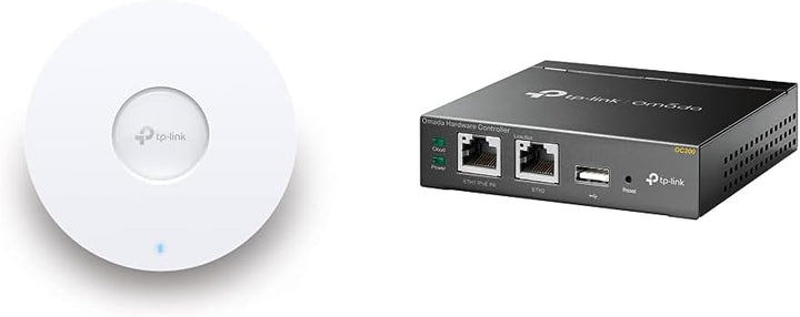 TP-Link EAP653 AX3000 Gigabit Dualband WiFi 6 WLAN Access Point & OC200 Omada Hybrid PoE Hardware Co