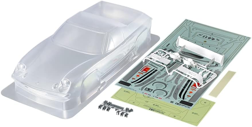 Tamiya 51672 Karosserie-Satz Lotus Europa M-C RS225mm-Zubehör für ferngesteuertes Auto, Ersatzkaross