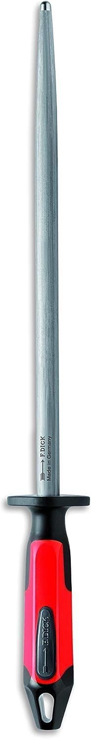F. DICK Wetzstahl DICKORON Micro (Fleischerstahl mit Klingenlänge 30 cm, rund, 65 HRC) 73171302-63 R