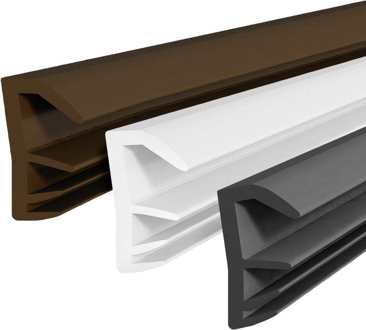 DQ-PP Flügelfalzdichtung | Braun | 40 Meter | TPE Gummi | SFD-14 | Fensterdichtung Türdichtung Falzd