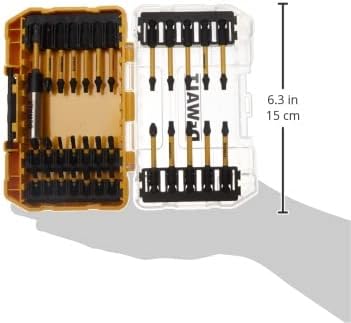 Dewalt DT70738T-QZ Bit-Set 31-tlg. schlagf, schwarz/gelb, Size