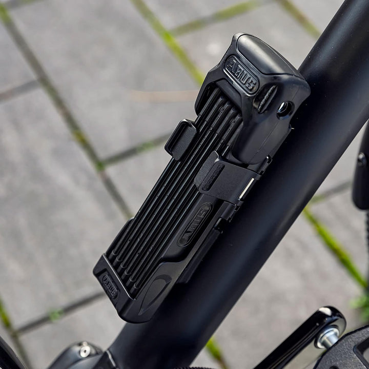 ABUS Faltschloss Bordo 6000K mit SH-Schlosshalter & Fahrradschloss Halterung SHFL 6000/90 Bordo/Monk