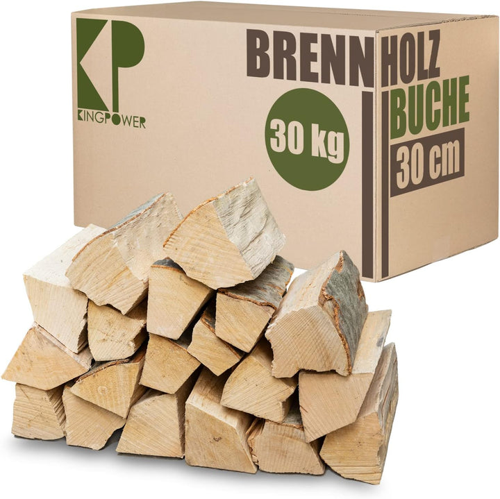 Brennholz Buche Kaminholz 30 cm Holz 30 kg Für Ofen und Kamin Kaminofen Feuerschale Grill Feuerholz
