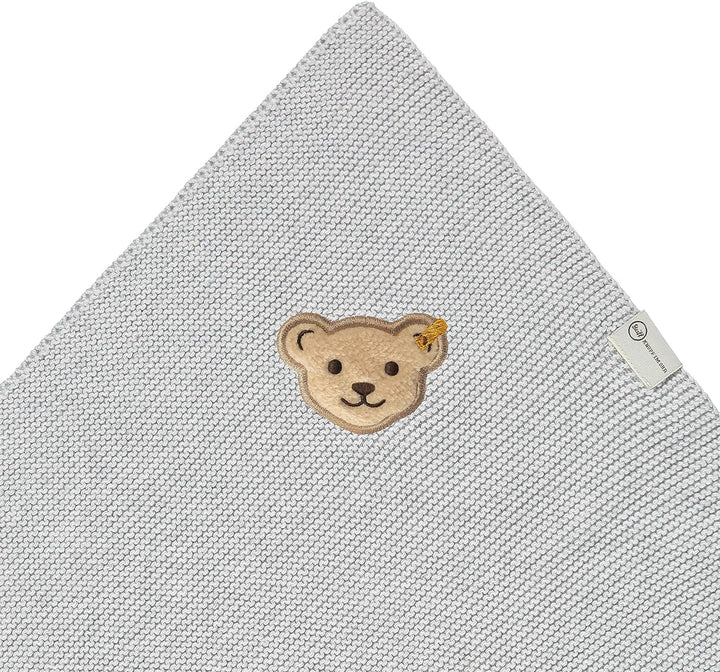 Steiff Unisex Baby Decke GOTS, Nimbus Cloud, One Size