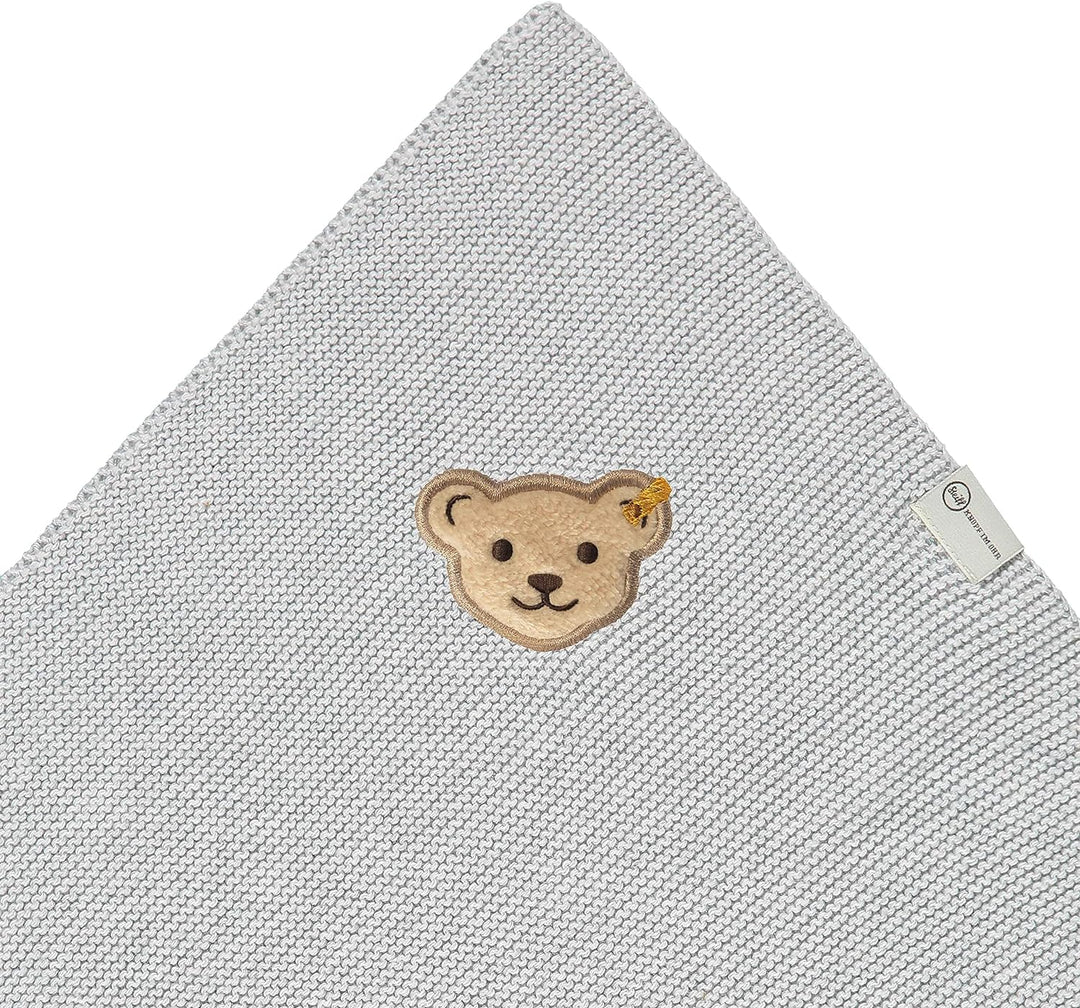 Steiff Unisex Baby Decke GOTS, Nimbus Cloud, One Size
