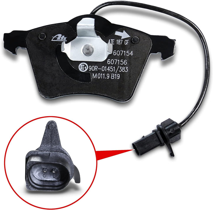 ATE 13.0460-7154.2 Bremsbelagsatz, Scheibenbremse