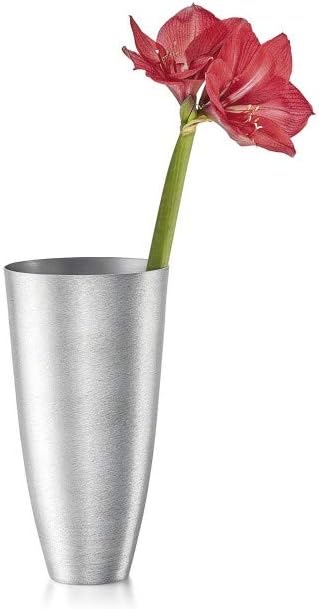 Philippi Lara Vase, Aluminium, Silber, 17 x 17 x 32 cm, 17 x 17 x 32 cm