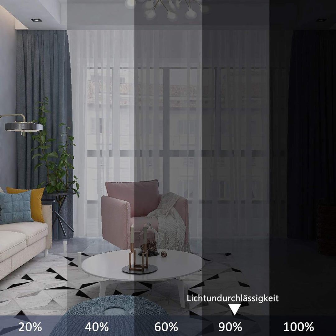 WOLTU Verdunklungsvorhang Blickdicht Samtvorhänge mit Ösen, 2 Stücke Thermogardine Ösenvorhang 300 g