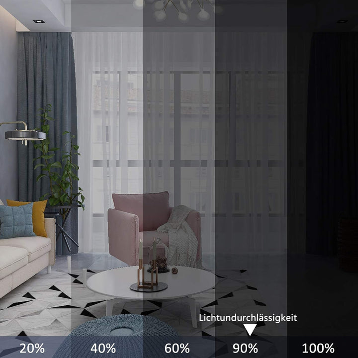 WOLTU Verdunklungsvorhang Blickdicht Samtvorhänge mit Ösen, 2 Stücke Thermogardine Ösenvorhang 300 g