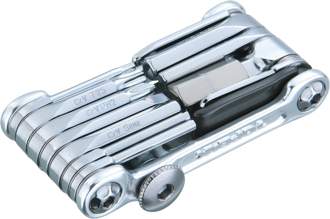 Topeak Mini 20.Pro Mini-Werkzeug, Fahrrad, 60102536S, Silber One Size Silber, One Size Silber