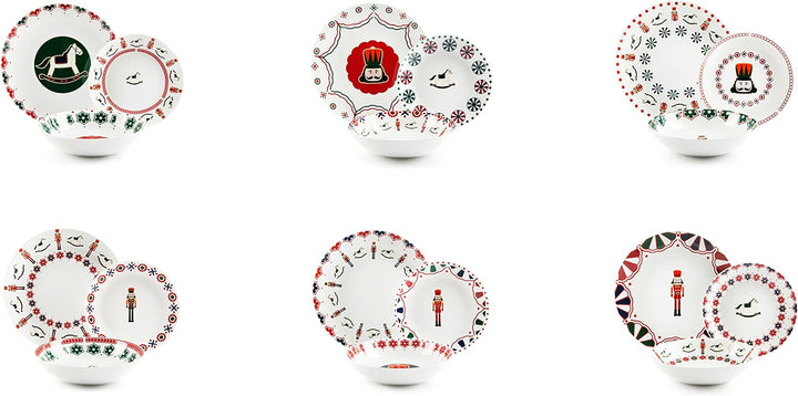 Excelsa Nutcracker Tellerservice 18 Stück