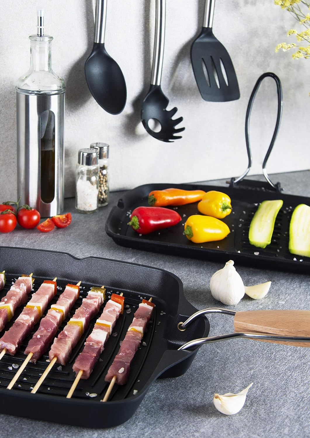 Excelsa Brunch Time Steakpfanne Grill schwarz