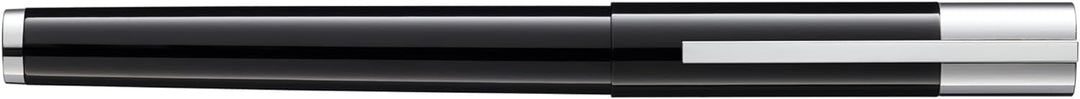 LAMY scala Tintenroller 379 - Rollpen in polierter, schwarzer Glanzlackveredelung mit Griffstück und