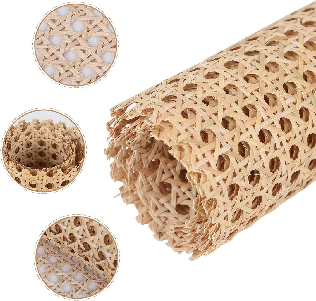 AYYDS Wiener Geflecht, Rattan 0107 Gurtband Natürlich Rattan Geflecht, Handgemachtes Rattan Kunsthan