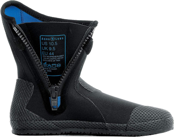 Aqua Lung Superzip Ergo II Neoprenfüssling schwarz/blau 5mm 50, 50