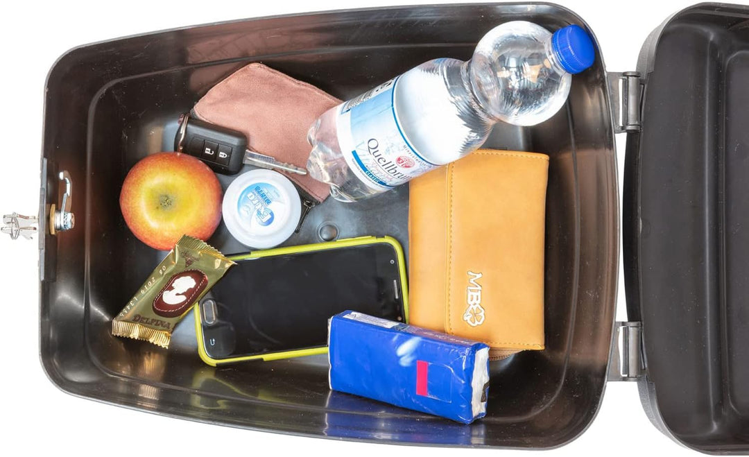Westmark Fahrrad-Set: 1 Radkoffer für alle Gepäckträger, 2 Snack-Boxen, 2 Trinkbecher, Kunststoff, G