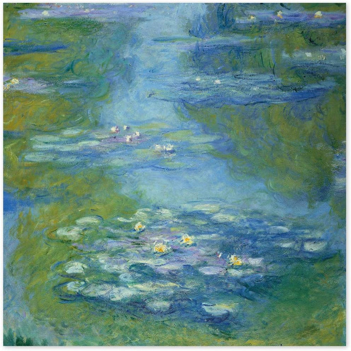 JUNIWORDS Poster, Claude Monet, Nymphéas, Seerosen, 85345, 80 x 80 cm, 80 x 80 cm
