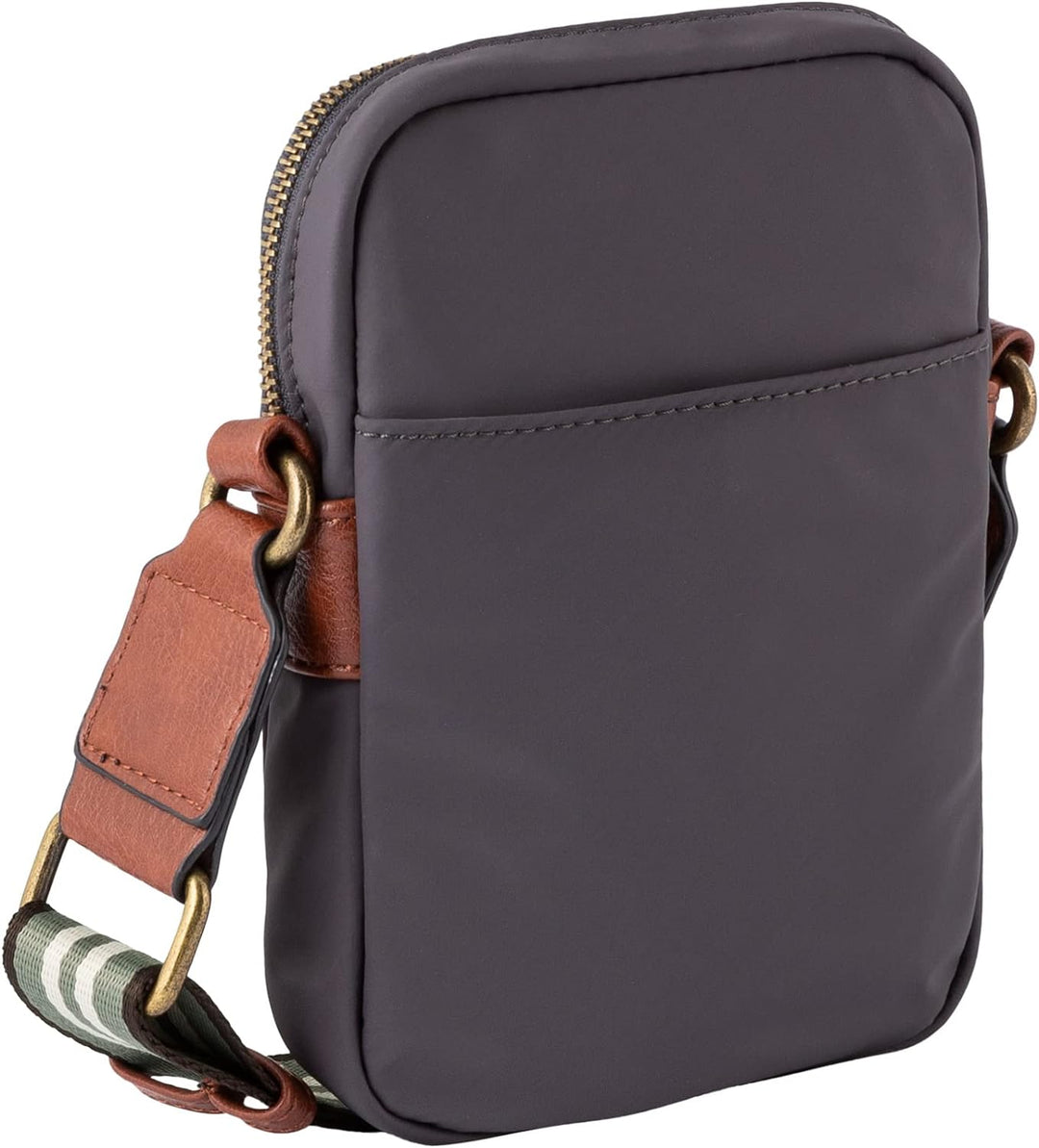 camel active bags Bari Damen Handytasche Umhängetasche Klein Grau Dark Grey 14x2,5x20, Dark Grey 14x