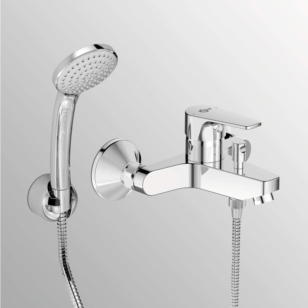 Ideal Standard - Cerafine D Einhebelmischer für Badewanne oder Dusche, mit Zubehör, verchromt