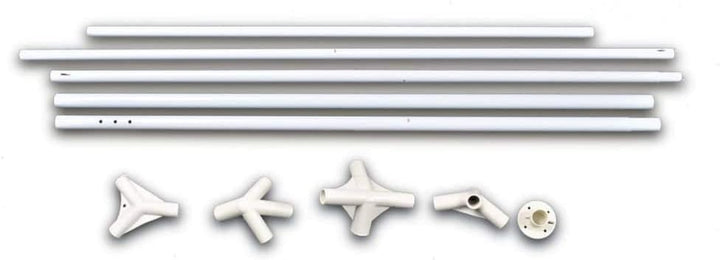 yorten Gartenpavillon Faltpavillon Partyzelt mit 6 Wände Wasser- und Wetterfest 6 x 3 x 2,55 m (L x