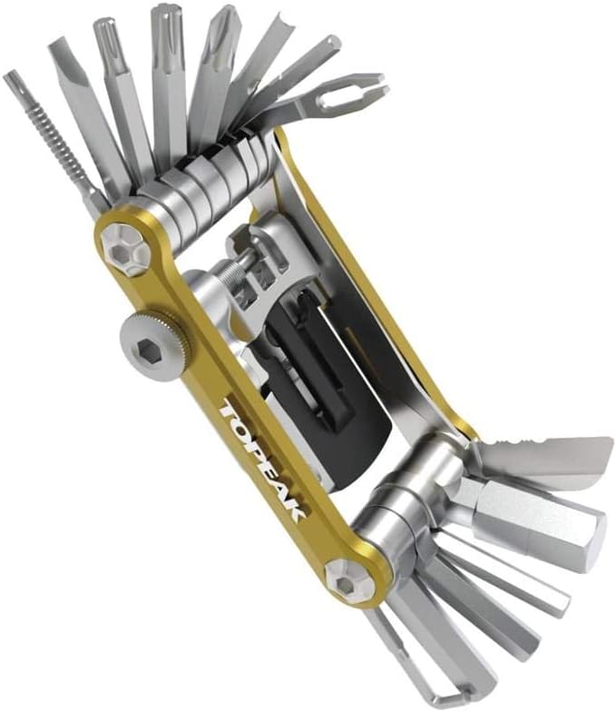 Topeak Unisex – Erwachsene Mini PT30 Multitool, Gold, 7,4 x 4 x 1,9 cm Einzelbett, Einzelbett