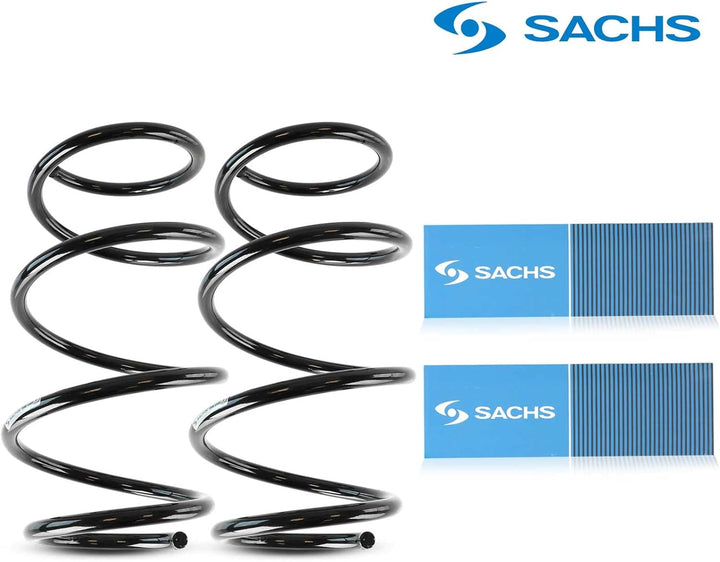 2x Original Sachs 998049 Fahrwerksfeder Vorderachse Kompatibel mit 3er E46 2.0L 2001-2007 5er E39 2.
