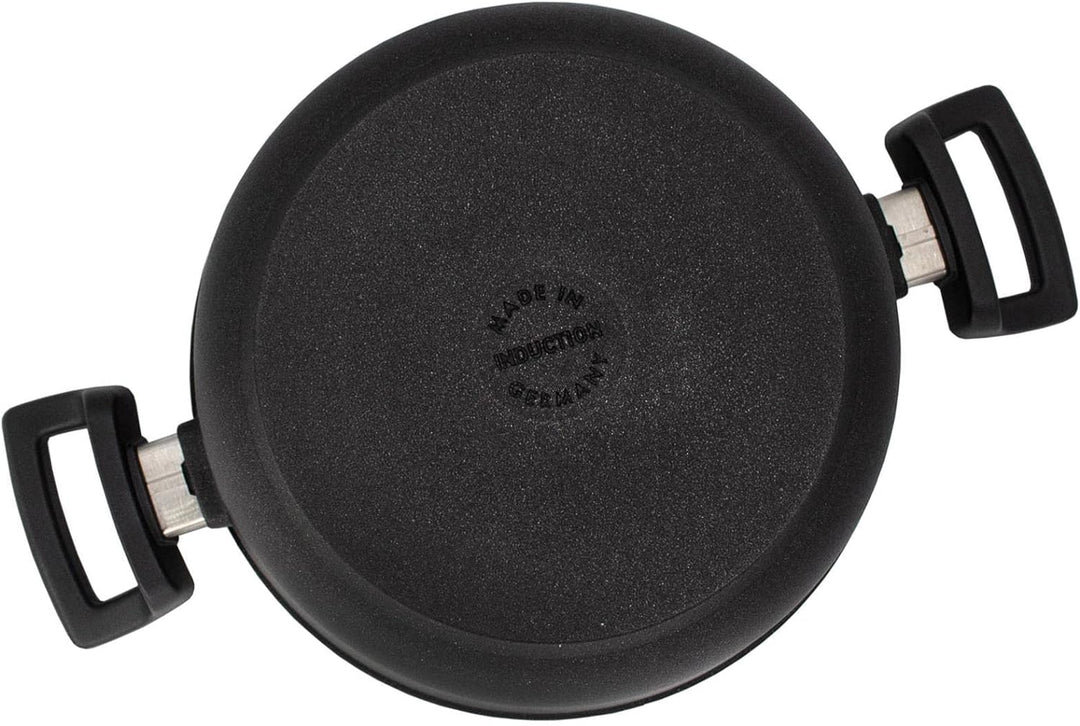 Eurolux XL Kasserolle Induktion Set & Deckel Ø32 cm - hohe runde Universal Bratenkasserolle 8 Liter