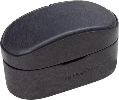 Miter Case Kompatibel mit Sony WF-1000XM4 Kopfhörern, handgefertigte Schutzhülle aus PU-Leder Hülle