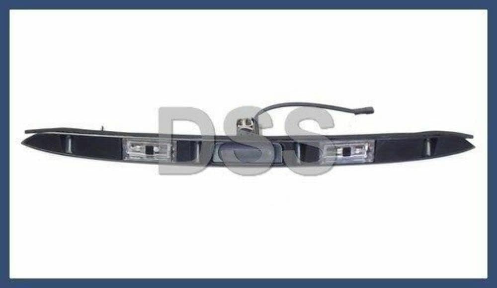 Original Griffleiste Heckklappe mit Taster schwarz