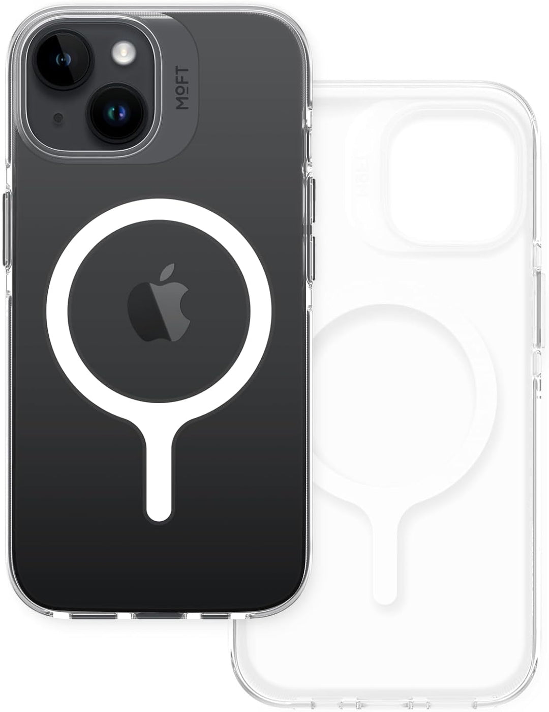 MOFT Magnetisch Hülle für iPhone 15 mit MagSafe, Kompatibel mit MagSafe Wireless Zubehör, Vergilbung