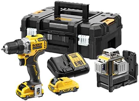 DeWalt DCK212D2T-QW DCK212D2T-QW-KIT DCD701 Taladro Atornillador 12 V Sin Ecobillas + DCE089G Selbst