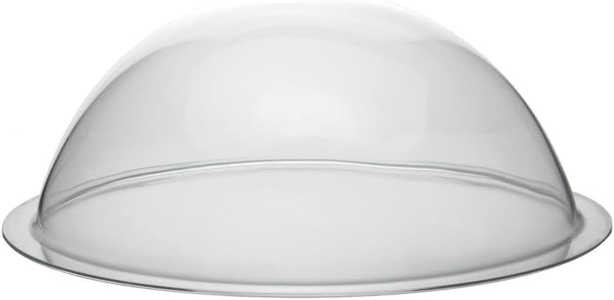Transparente Acrylglas Halbkugel mit 350mm Durchmesser und umlaufender Krempe/Acryldome/Halbschale -