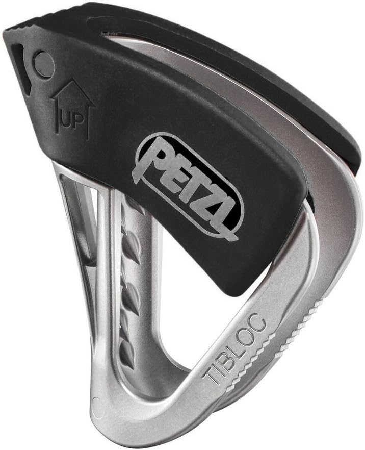 PETZL Tibloc Aufstieg Klettern, Black, Uni