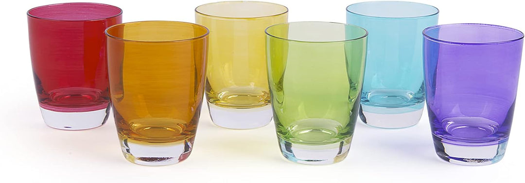 Excelsa Brunch Time Glas 6er Set Mehrfarbig, Mehrfarbig
