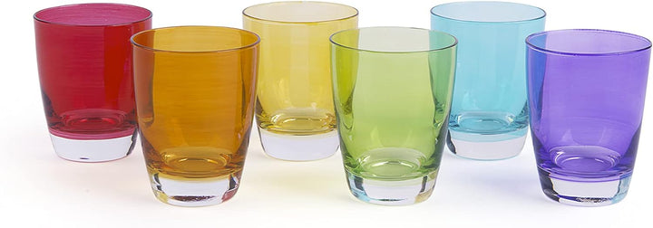 Excelsa Brunch Time Glas 6er Set Mehrfarbig, Mehrfarbig