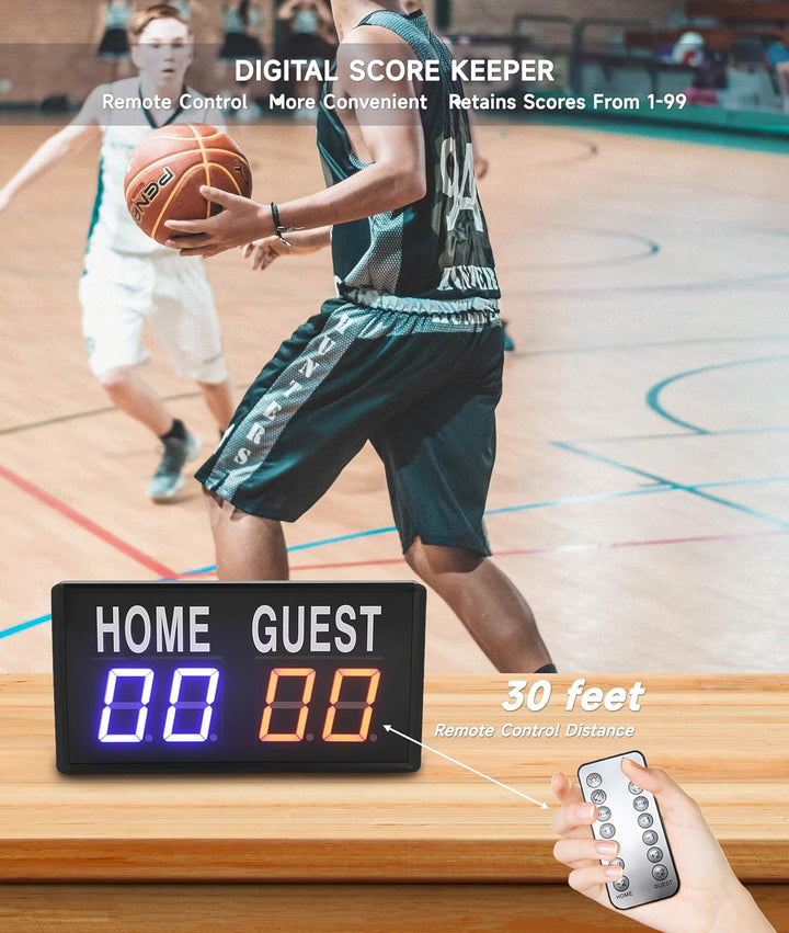 Gugxiom Digitale Punktzahl, Fernbedienungsmarker, hält die Ergebnisse von 1 bis 99, 5 einstellbare H