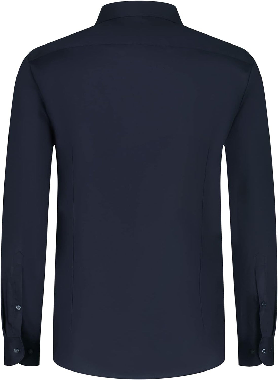 OLYMP Herren Businesshemd Level Five,Männer Hemd,Langarm,Einfarbig,Uni,Body fit,Royal Kent,Marine 18
